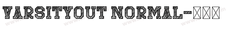 VarsityOut Normal字体转换